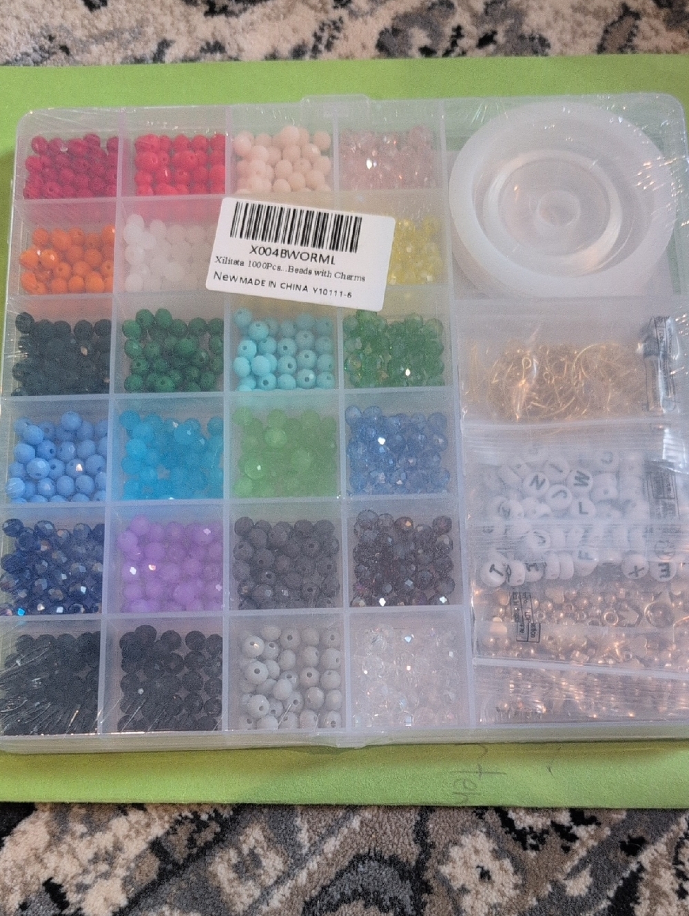 Kids Bead Jewelry Making Kit - Multicolor Beads